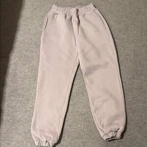 COMFRT small taupe joggers, worn twice